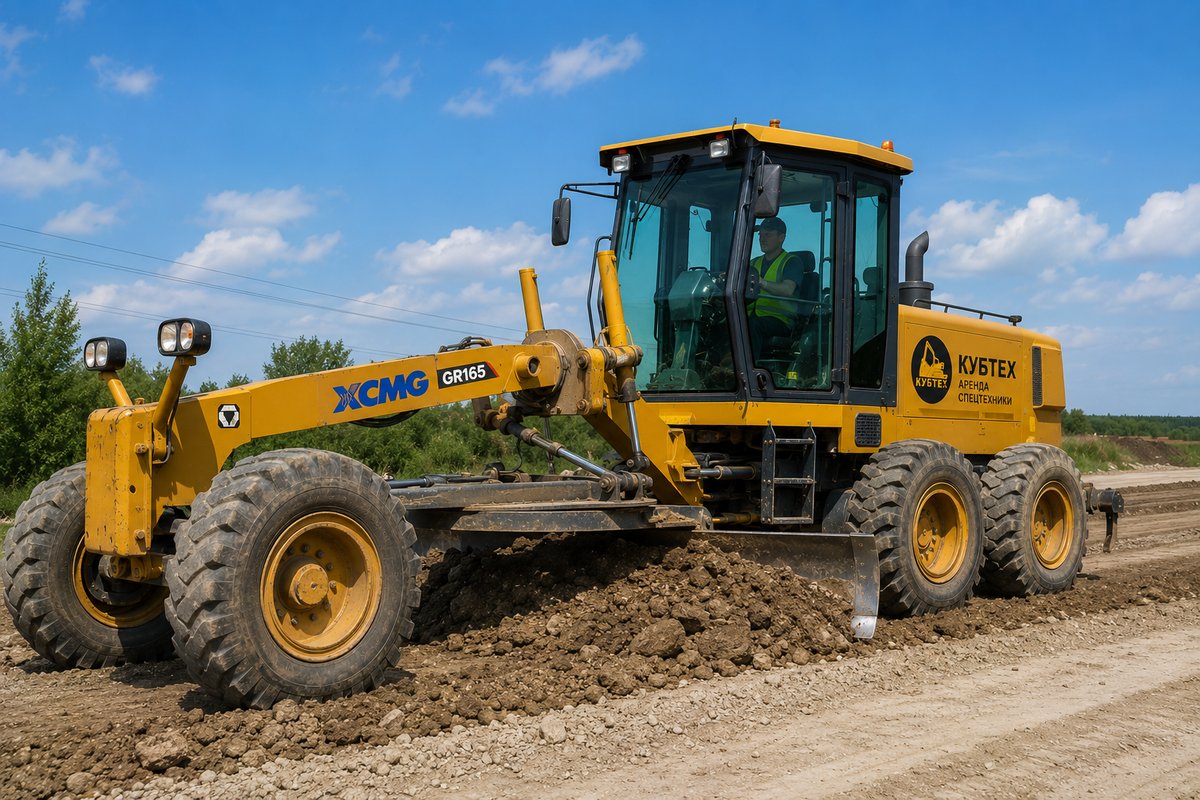 Аренда автогрейдера XCMG GR165 в Краснодаре
